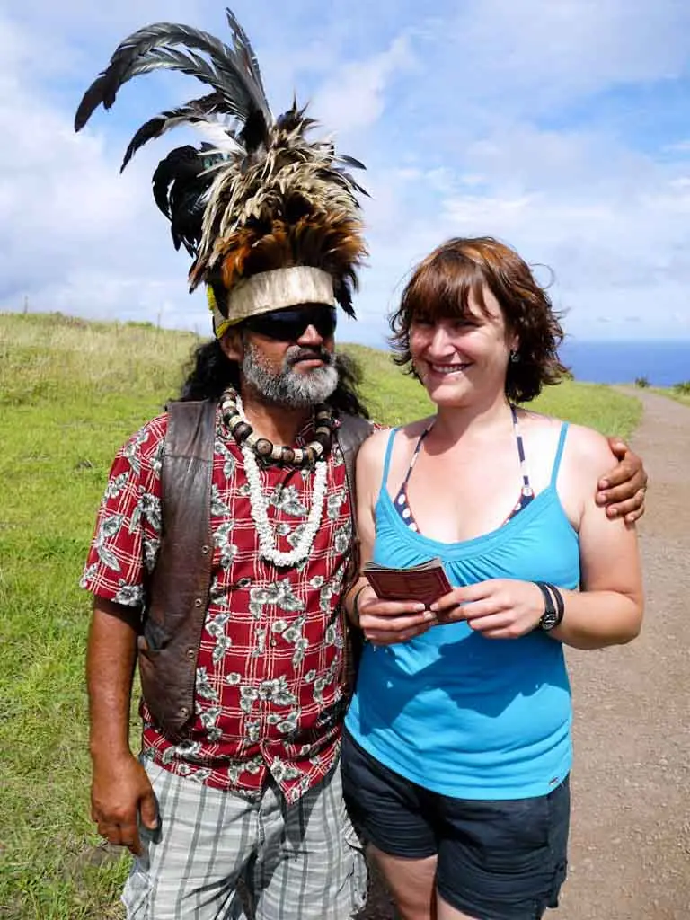 Goni auf der Osterinsel
